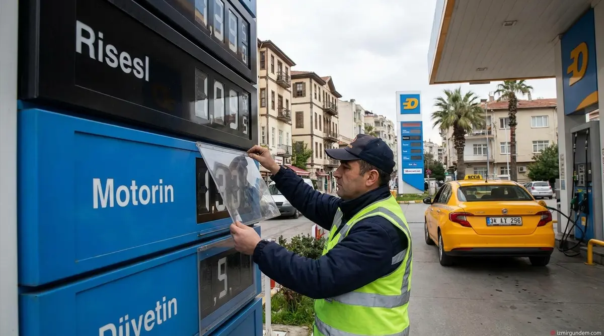 Motorine 1,34 Lira İndirim Geldi: İzmir’de Tabela Değişti