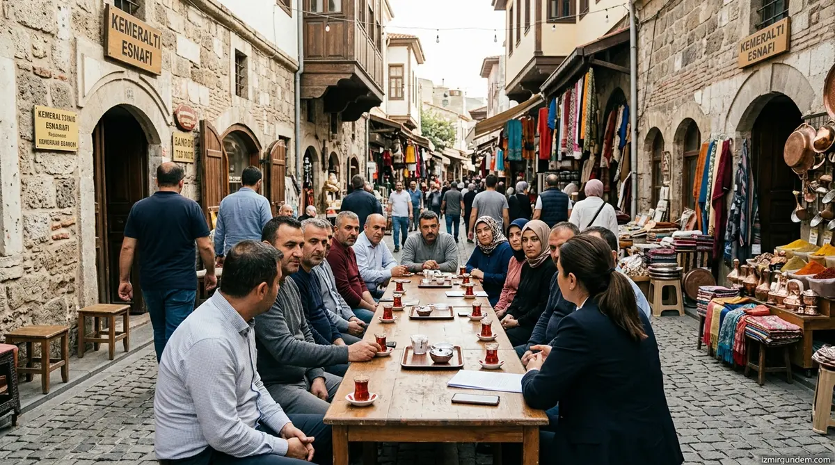 Nilüfer Çınarlı Mutlu Kemeraltı Esnafıyla Buluştu: Dev Projeler