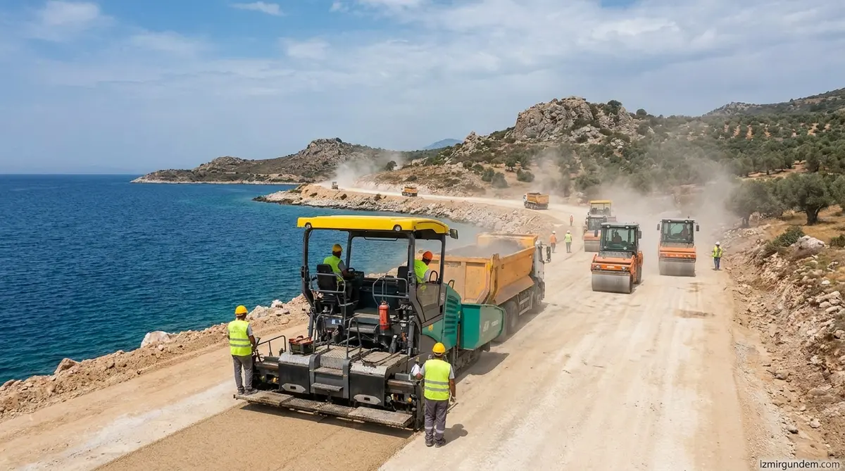 Seferihisar Akarca Sahil Yolu Projesinde Sona Gelindi