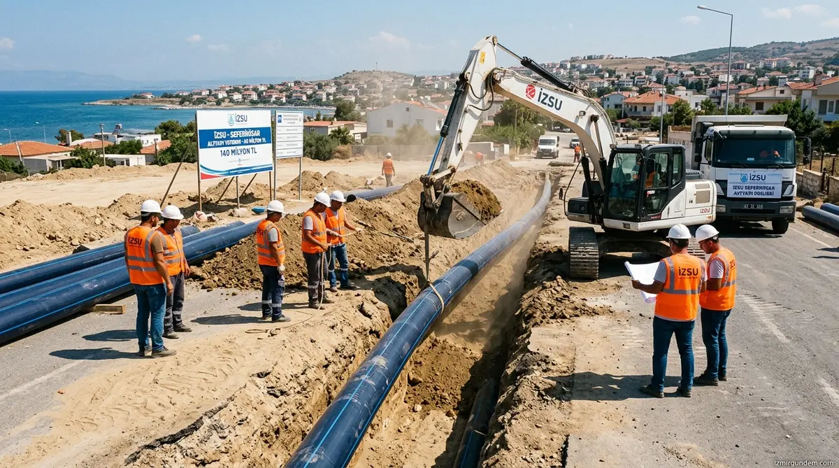Seferihisar Altyapısına 140 Milyon TL'lik İZSU Hamlesi
