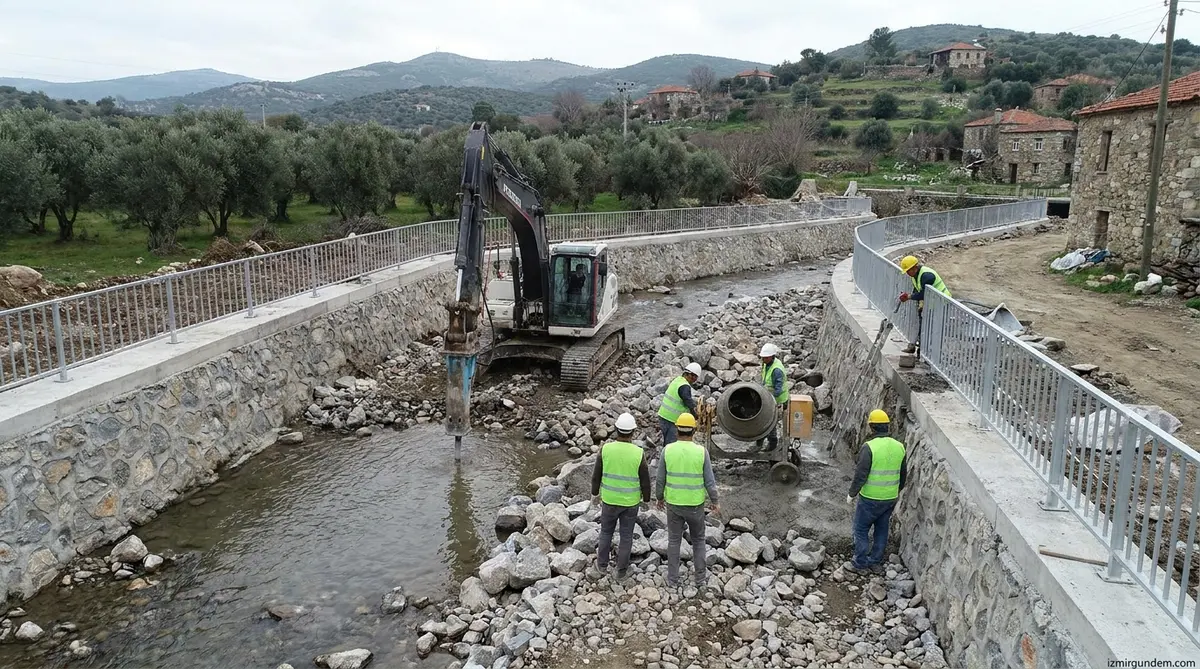 Seferihisar Karakoç Deresi'nde Taşkın Önlemi Artıyor