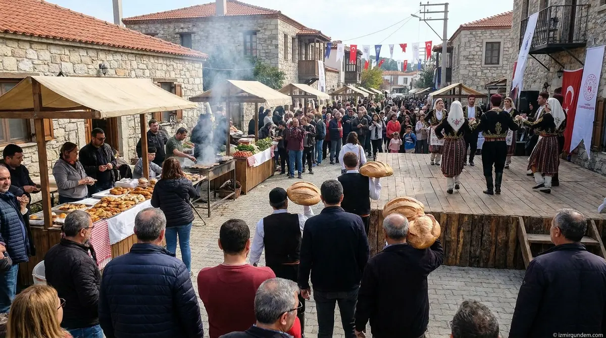 Seferihisar Ulamış'ta 9. Ata Ekmeği ve Armola Şenliği Yapıldı