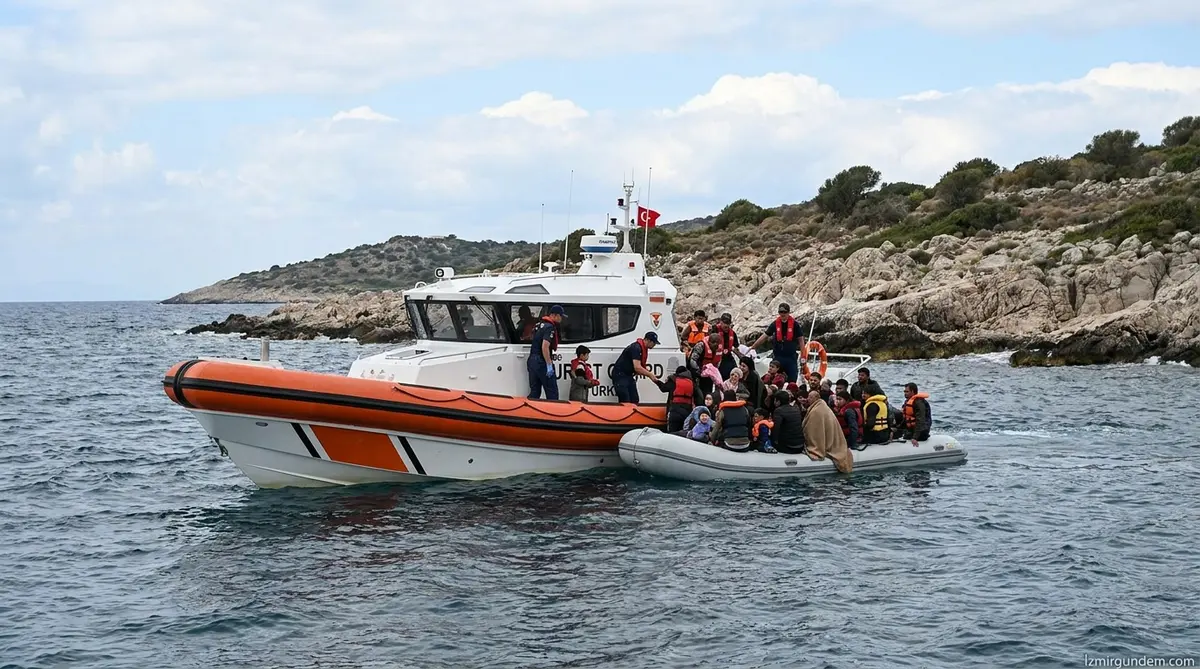 Seferihisar ve Urla Açıklarında Operasyon: 39 Göçmen Yakalandı