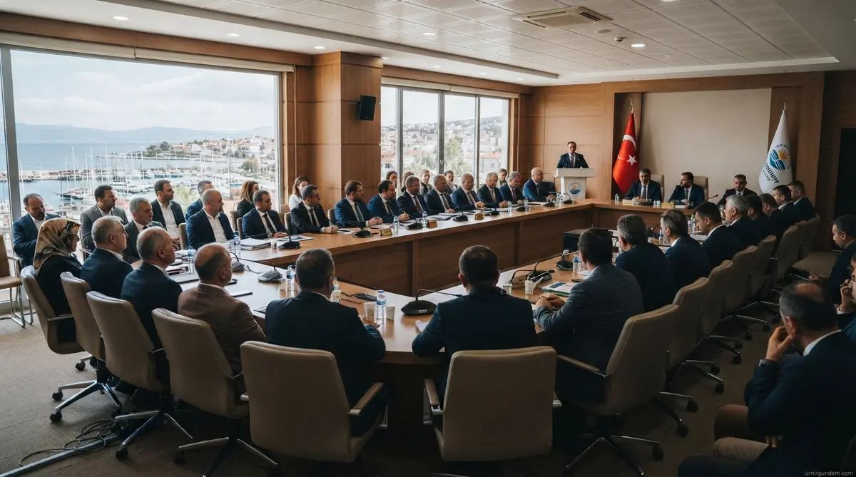 Seferihisar'da 11 Siyasi Parti Ortak Masa Etrafında Buluştu