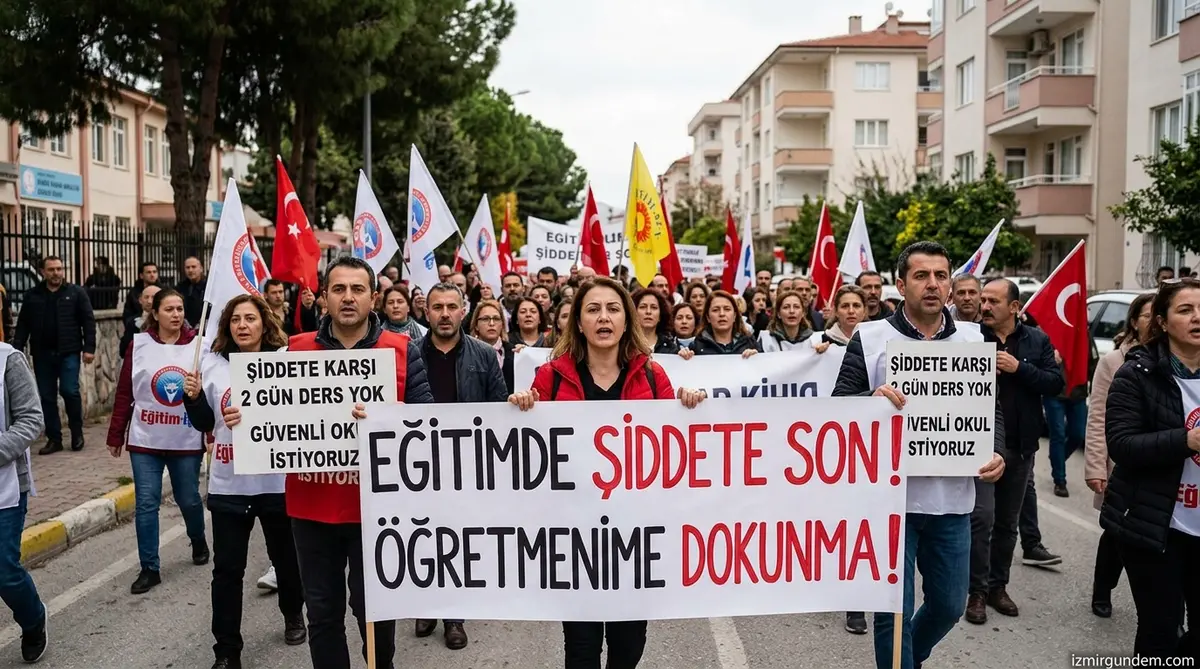 Seferihisar’da Eğitimde Şiddet Protestosu: 2 Gün Ders Yapılmayacak