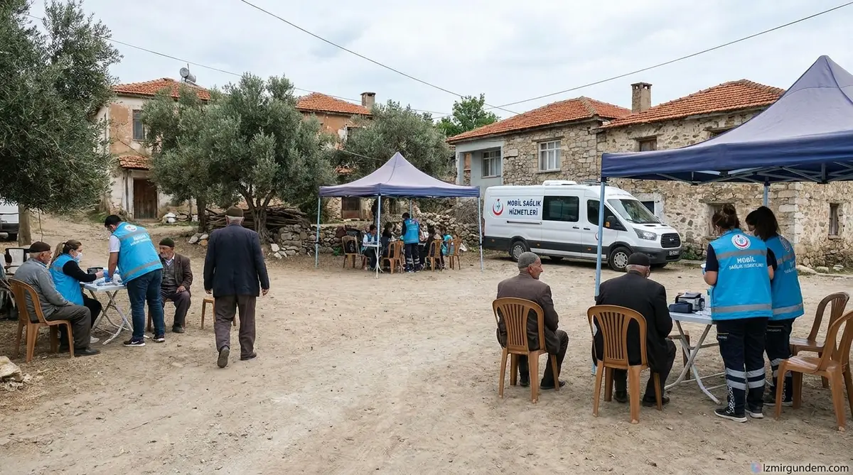 Seferihisar'da Sağlık Ekipleri Beyler Köyü'nde: Kapı Kapı Kontrol