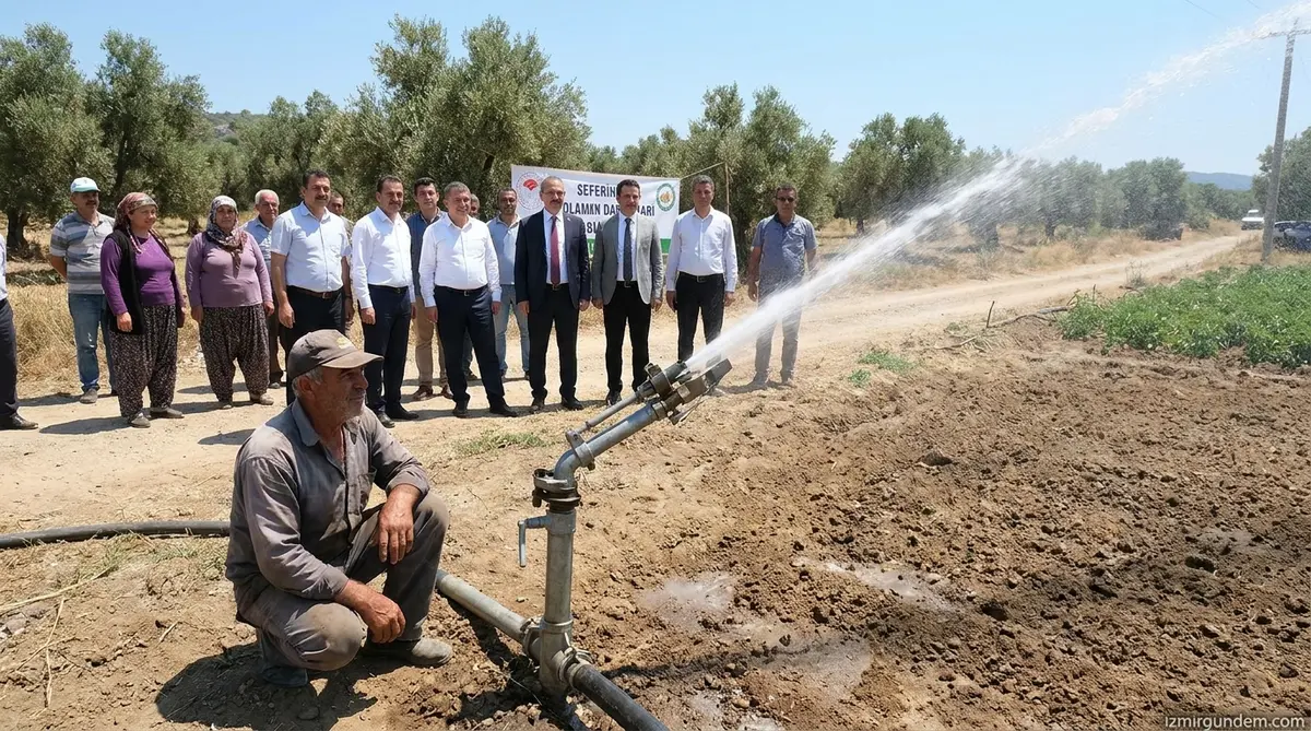 Seferihisar'da Üreticiye Can Suyu: Sulama Başladı