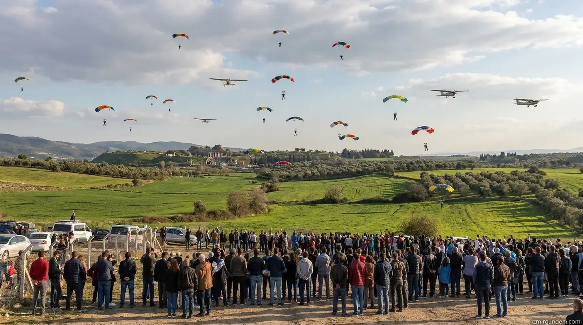 Selçuk Efes Havalimanı'nda THK Havacılık Festivali Başladı