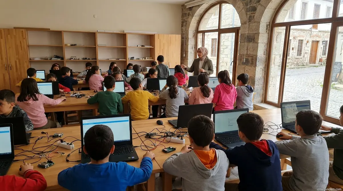 Selçuk’ta Çocuklar Geleceği Kodlarla Yazıyor