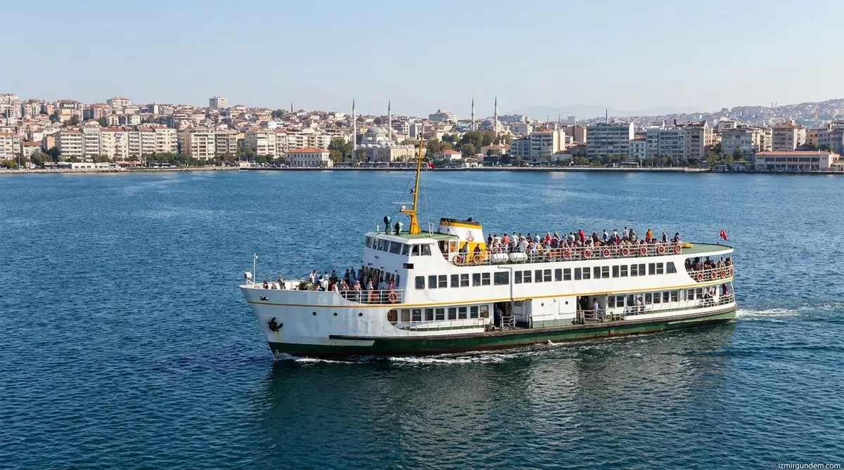 Tarihi Bergama Vapuru ile İzmir Körfezi'nde Yaz Turu Başladı