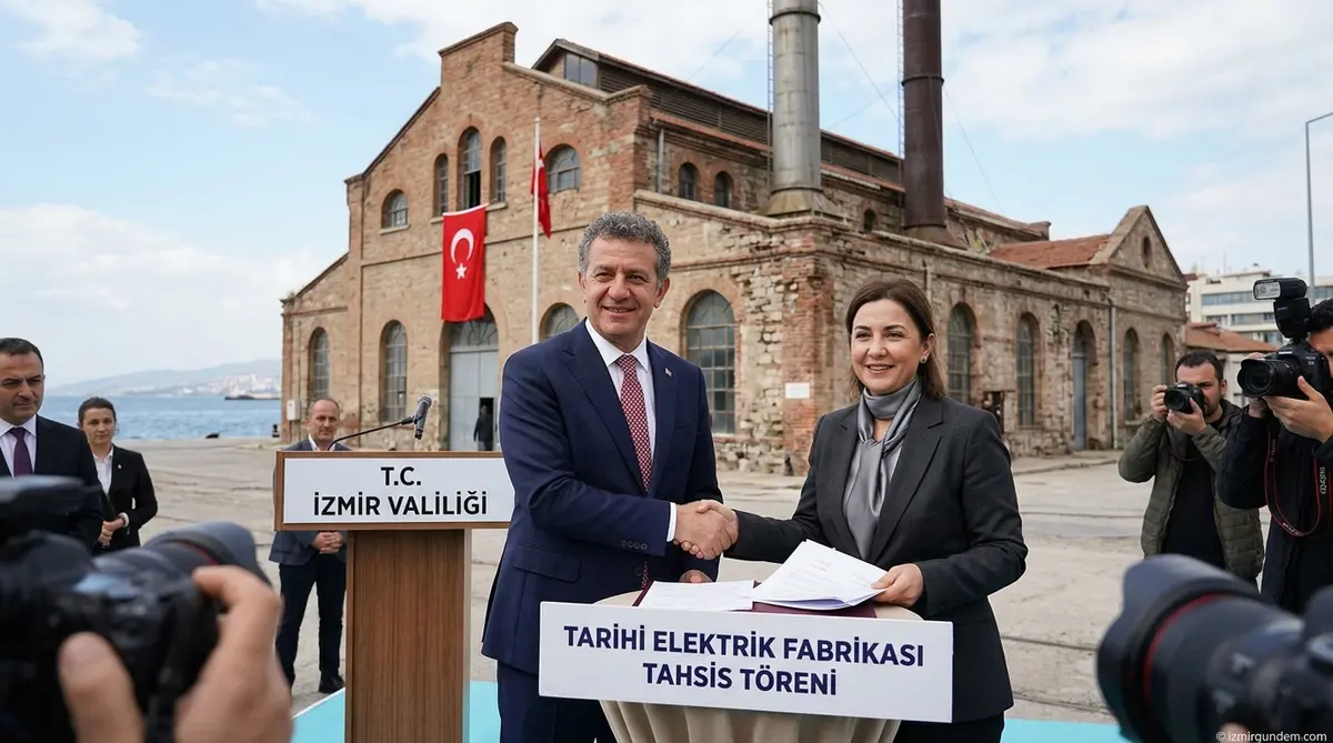 Tarihi Elektrik Fabrikası İzmir Valiliği'ne Tahsis...
