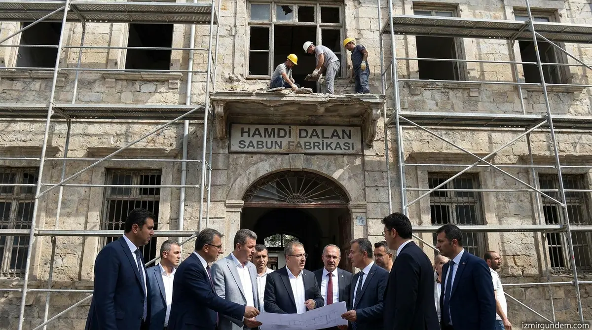 Tarihi Hamdi Dalan Sabun Fabrikası Ayağa Kalkıyor