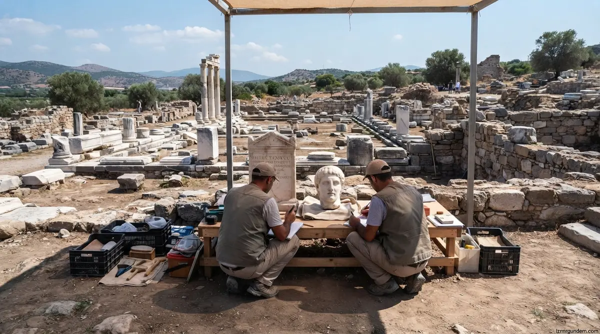 Teos Antik Kenti'nde 2 Bin 200 Yıllık Sırlar Çözülüyor