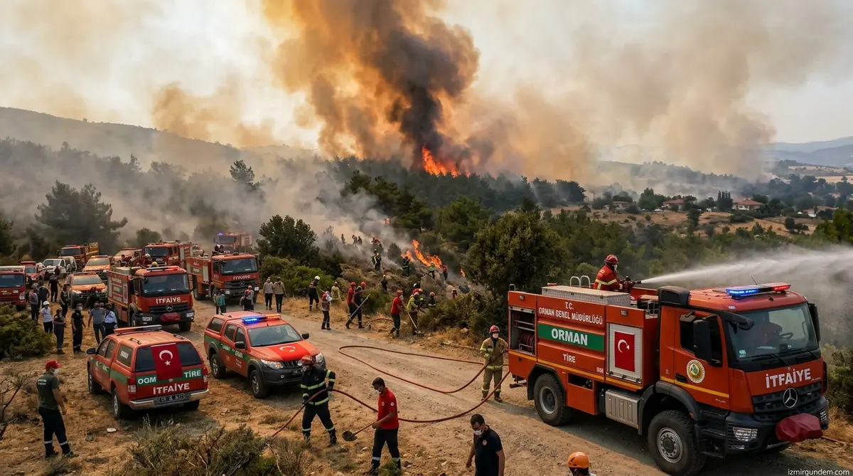 Tire Küçükkale'de Alevlere Karşı Dev Seferberlik