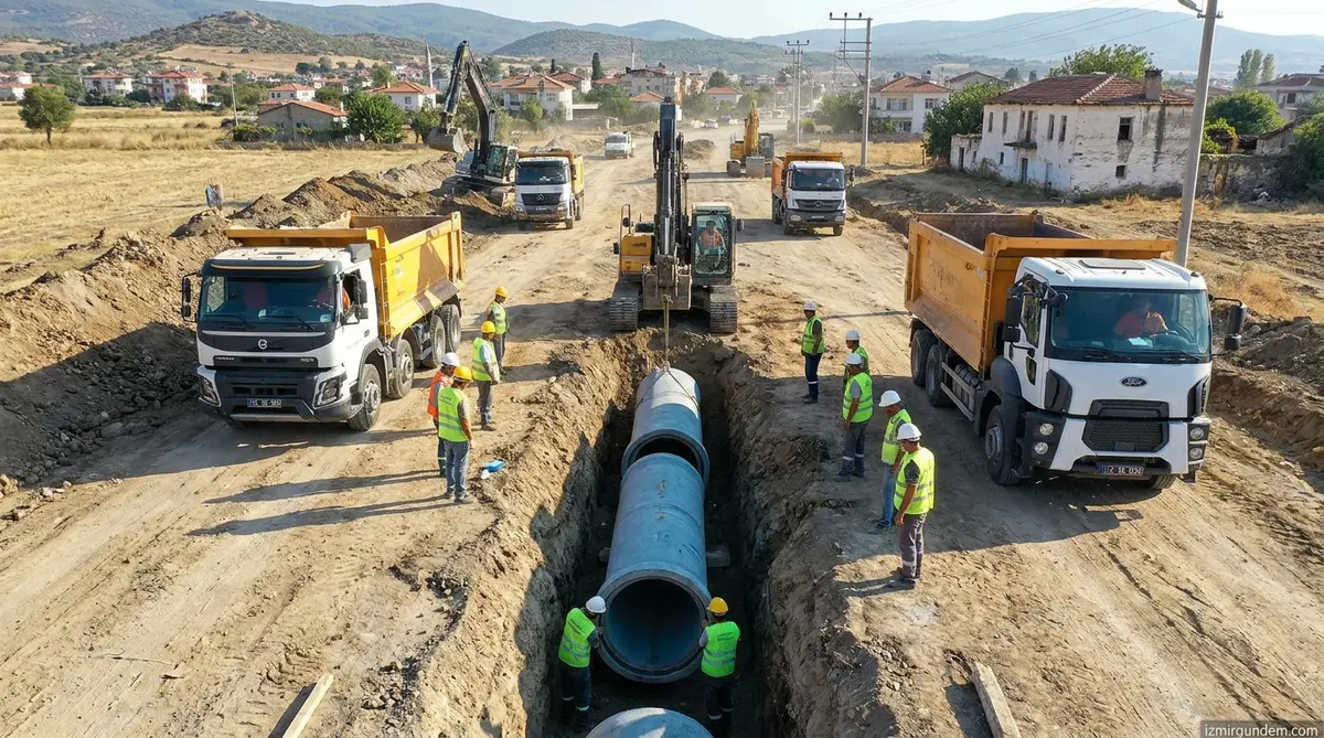 Tire'de 300 Milyonluk Altyapı Hamlesi: 10 Kilometre Hat Yenilendi