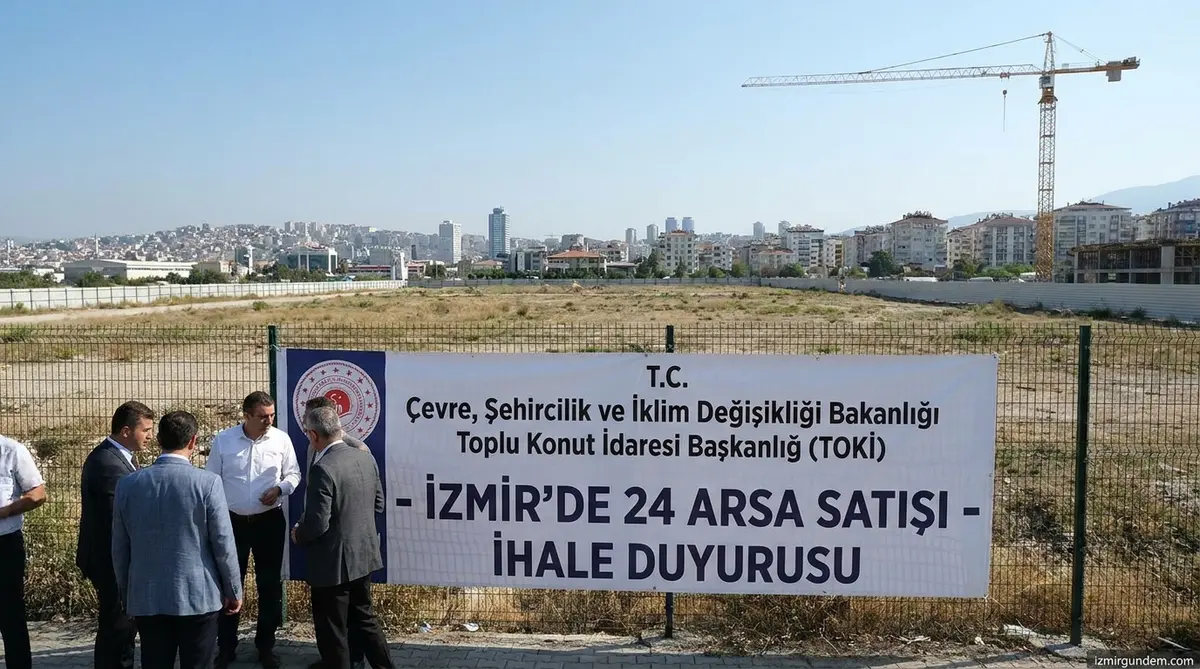 TOKİ İzmir'de 24 Arsayı Satıyor: Yarım Milyar TL'lik İhale