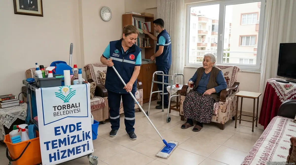 Torbalı Belediyesi Evde Temizlik Hizmetini Başlattı