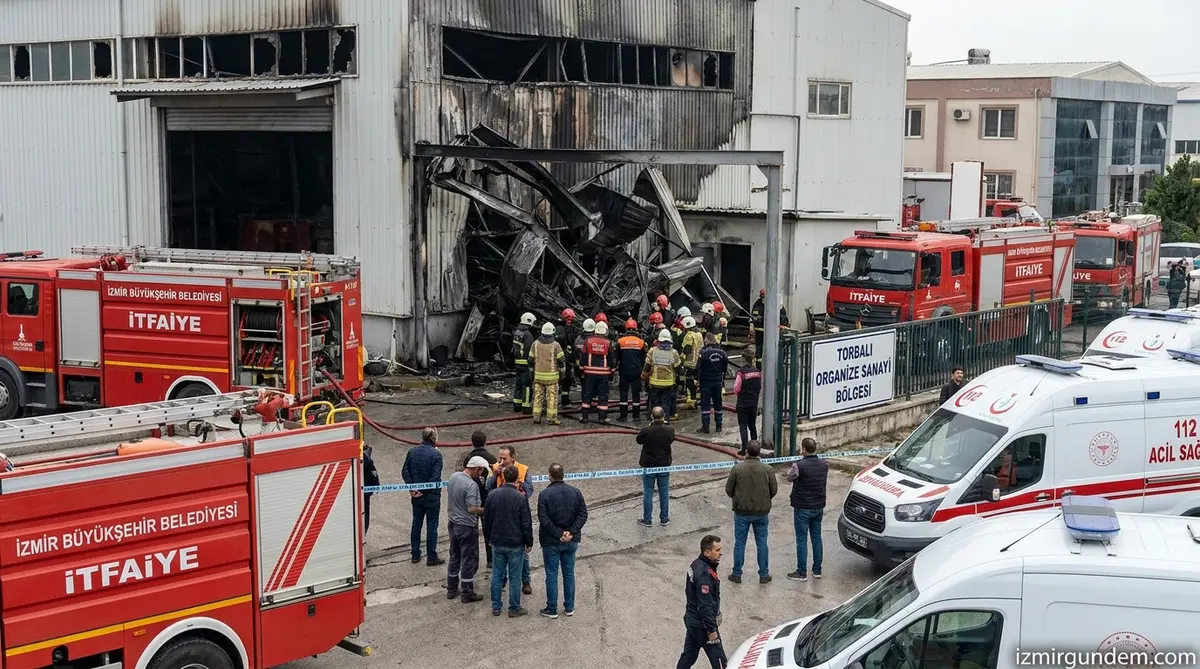 Torbalı İki Metal Fabrikasında Dev Kazan Patladı: 7 İşçi Yaralı