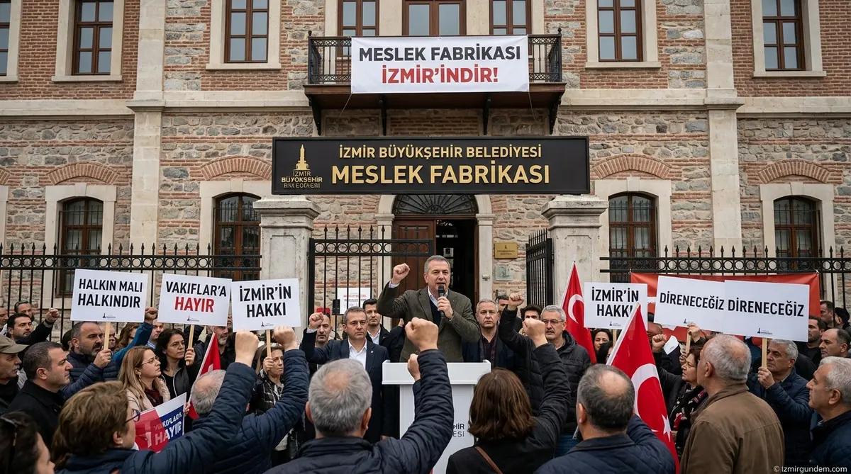 Tugay'dan Vakıflar'a Sert Tepki: Meslek Fabrikası İzmir'indir