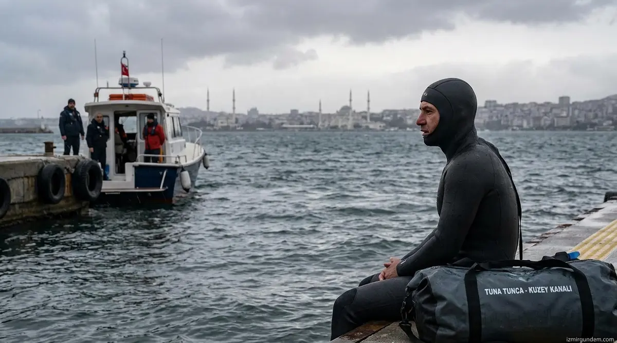 Tuna Tunca Kuzey Kanalı’nın Dondurucu Sularına Hazır