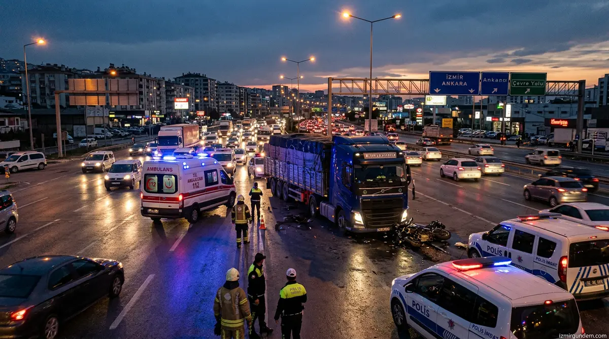 Turgutlu'da Feci Kaza: 17 Yaşındaki Motosikletli Hayatını Kaybetti