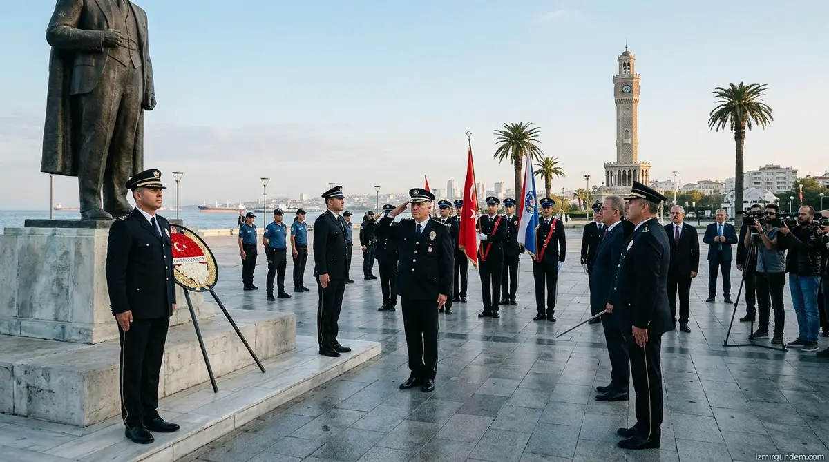 Türk Polis Teşkilatı 181 Yaşında: İzmir Cumhuriyet Meydanı'nda Görkemli...