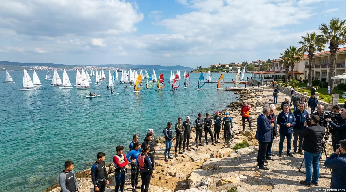 Türkiye Yelken Ligi Foça'da Başladı: 1000 Sporcu Yarışacak