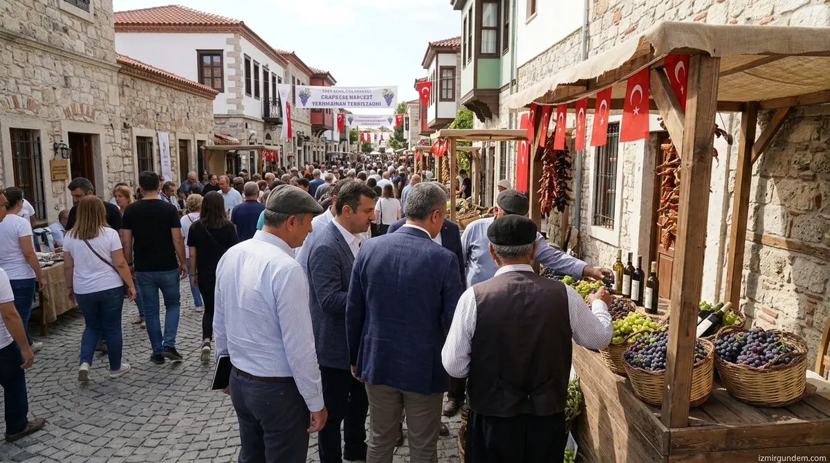 Urla Bağbozumu Şenlikleri Başladı: Selçuk Balkan'dan İmar Mesajı