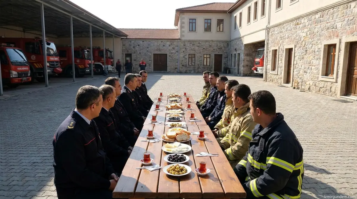 Urla Belediye Başkanı Balkan İtfaiye Personeliyle Buluştu
