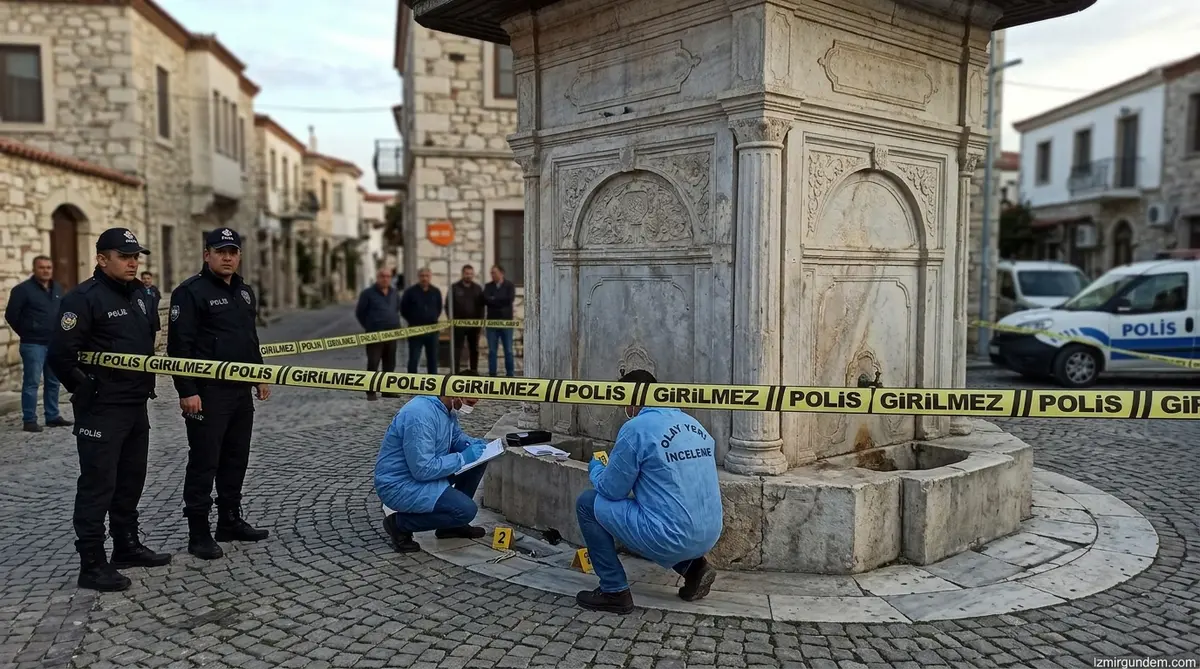 Urla Mermerli Çeşmede Kan Donduran Akraba Cinayeti