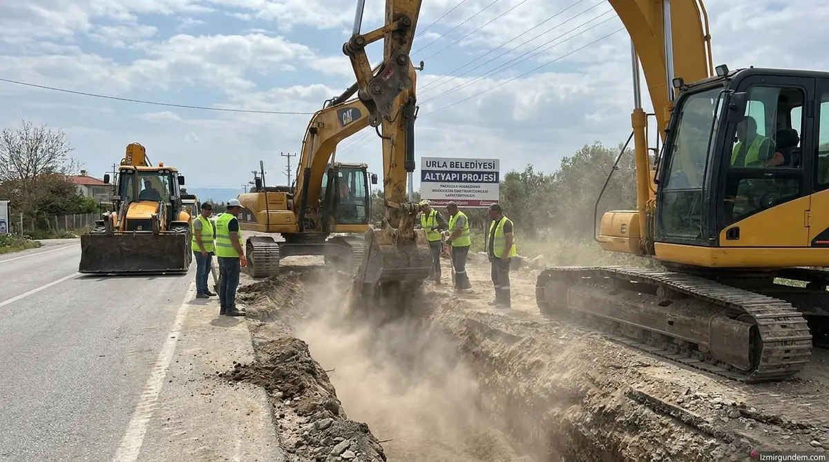 Urla'da 100 Milyonluk Altyapı Hamlesi Başladı