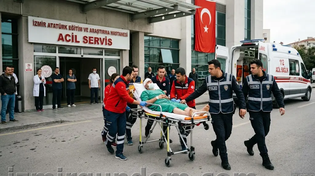 Uşak'ta Polise Pompalı Saldırı: Yaralı Polis İzmir'de