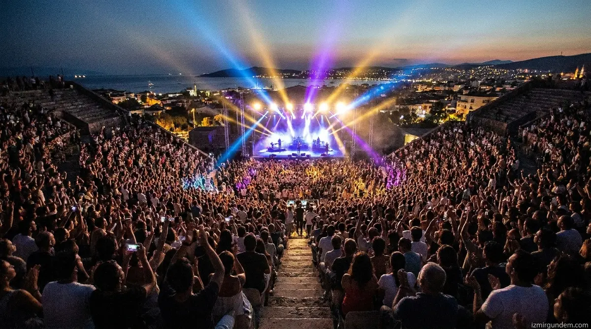 Çeşme Festivali'nde Mert Demir Rüzgarı: Binlerce Kişi Eşlik Etti