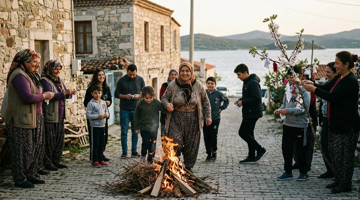 Çeşme Ildır'da 40 Yıllık Hıdırellez Geleneği Canlandı