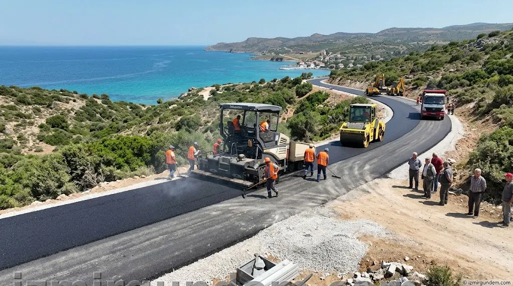 Çeşme, Urla ve Karaburun'da Dev Yol Seferberliği