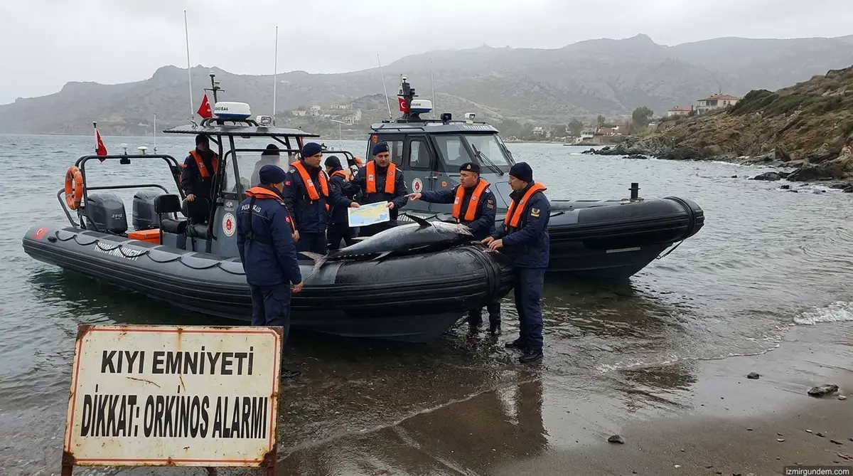 Çeşme ve Karaburun Kıyılarında Orkinos Alarmı 9 Ölü Balık Bulundu