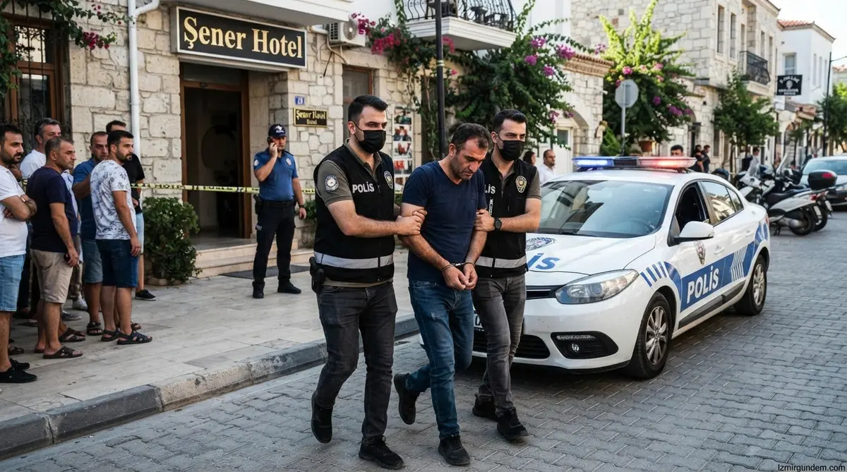 Çeşme'de Otel Baskını: Cinayet Şüphelisi Kaçarken Yakalandı