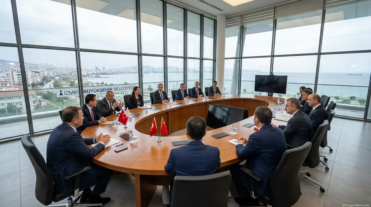 Çin Heyeti İzmir’in Sosyal Projelerine Hayran Kaldı