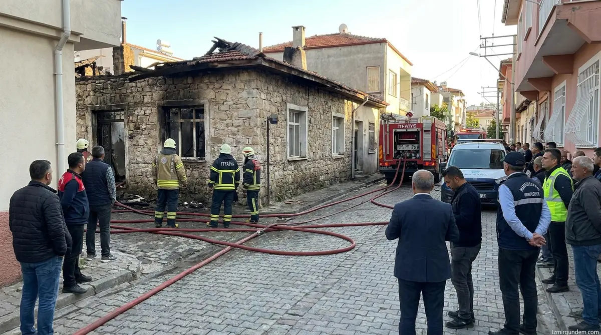 Çiğli Şirintepe'de Ev Yangını: Rezan Korkmaz ve Torunu Öldü
