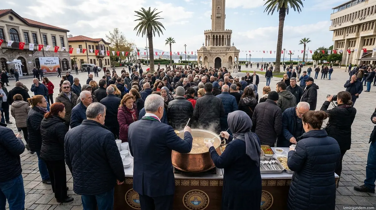 Çiğli'de Aşure Bereketi: Başkan Yıldız Sahaya İndi