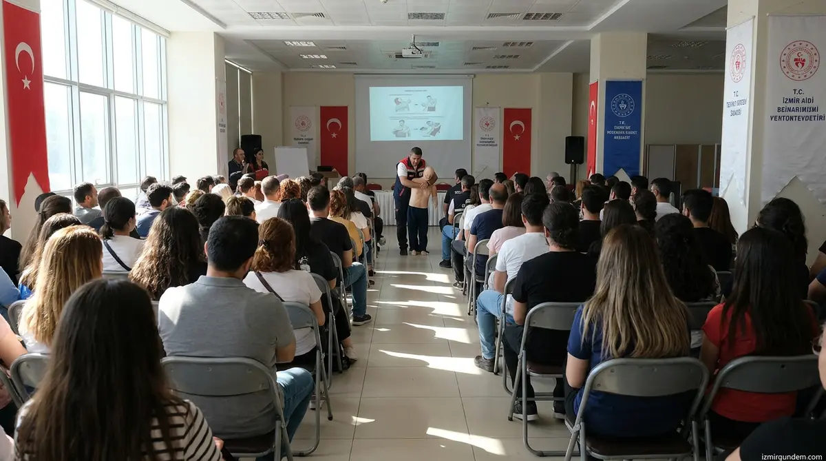 Çiğli'de Hayat Kurtaran Eğitim: İlk Yardım Teknikleri Anlatıldı