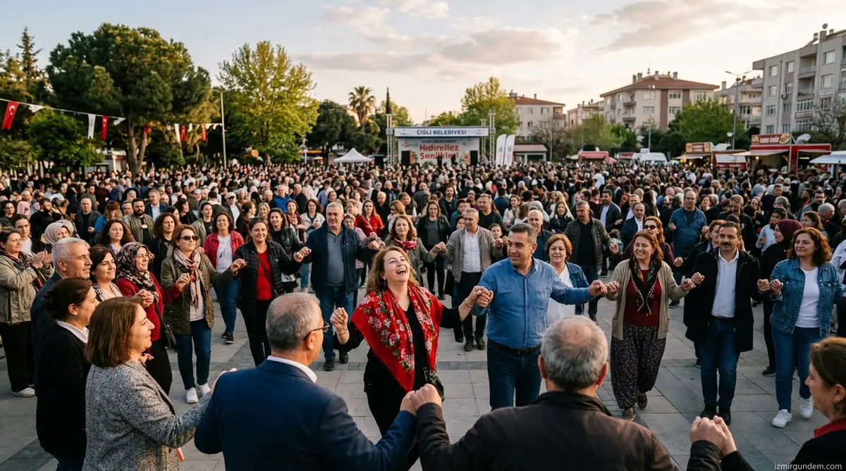 Çiğli'de Hıdırellez Coşkusu: Binler Halayda Buluştu