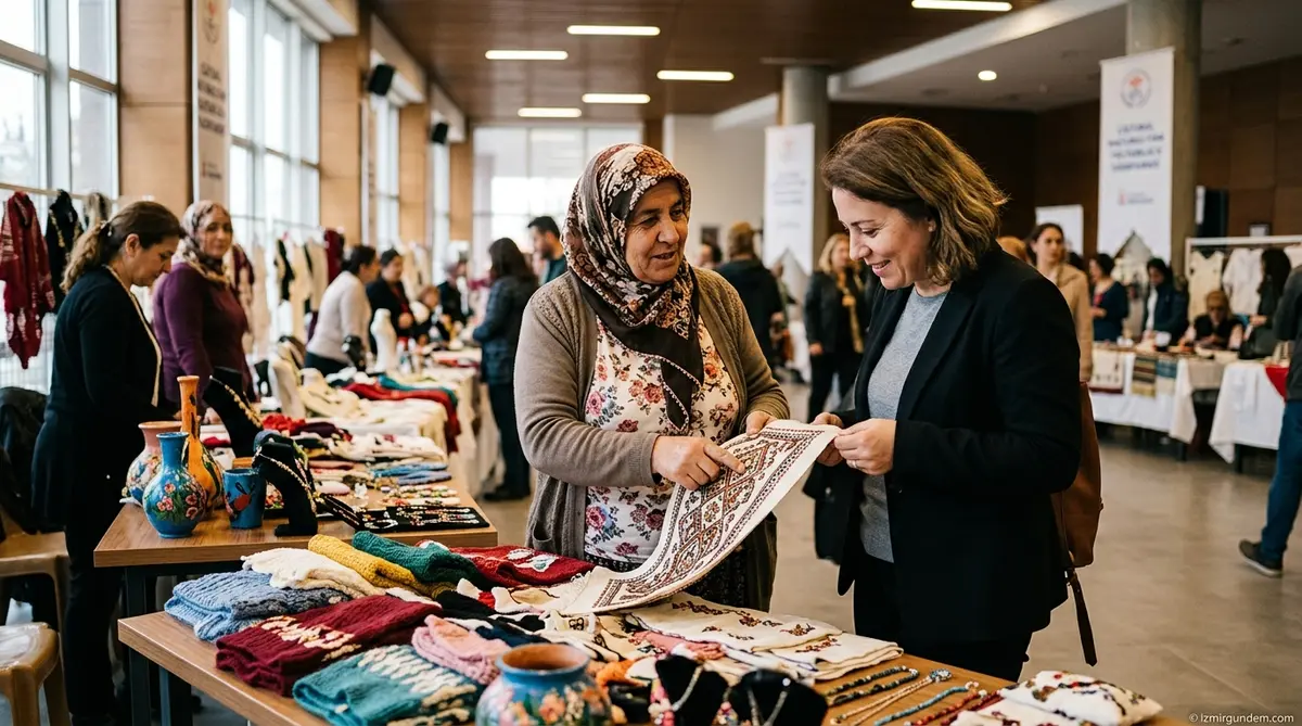 Çiğli'de Kadınların El Emeği Görücüye Çıktı