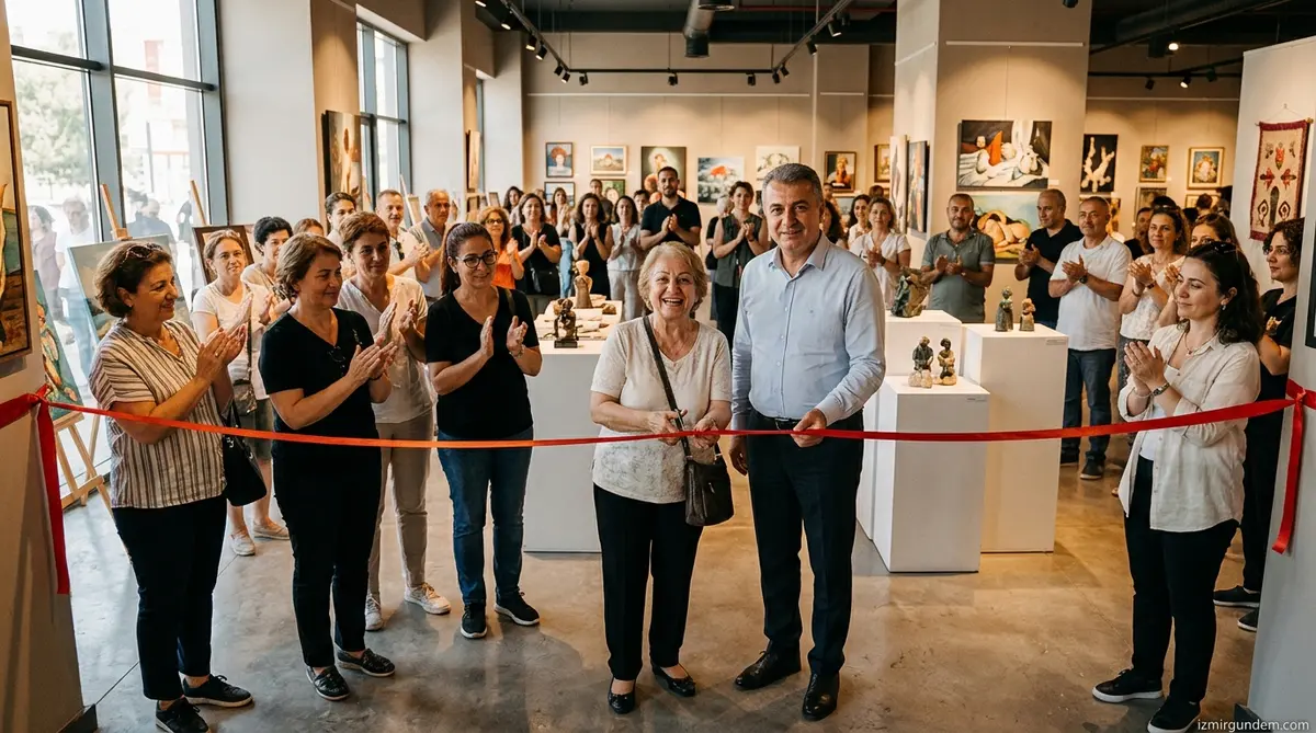 Çiğli'de Sanat Rüzgarı: 51 Kursiyerin Emeği Açıldı