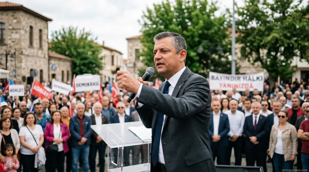Özgür Özel Bayındır'da Yargı Kararına Meydan Okudu