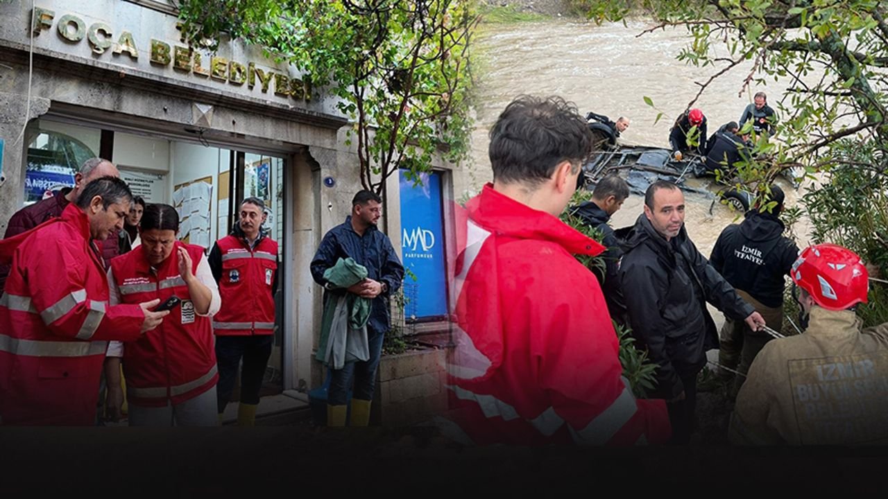 Foça'da Rekor Yağış: İzmir Seferber